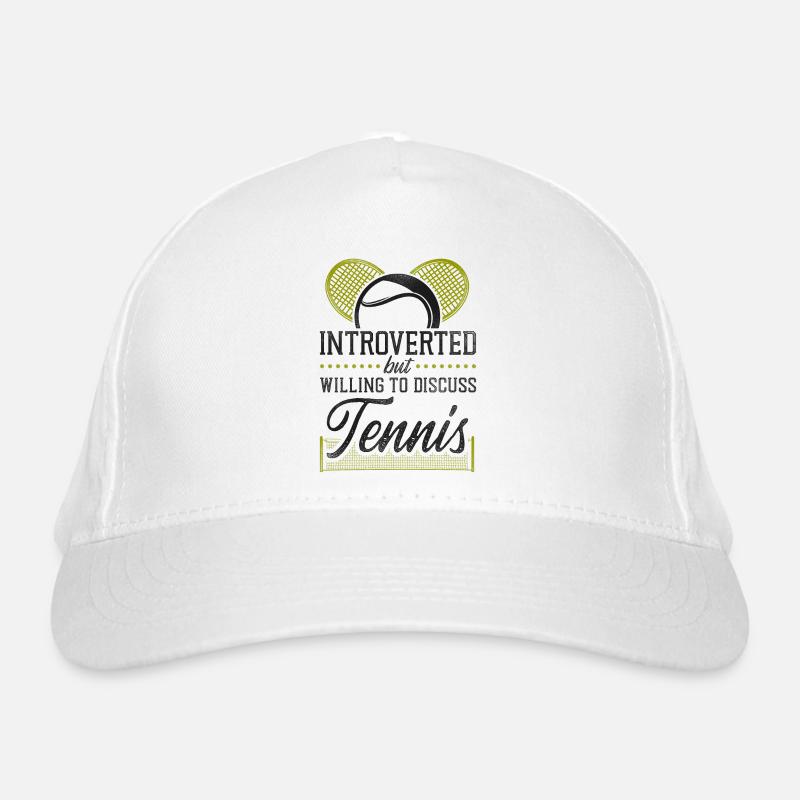 Funny Tennis Player Racket Bio-Baseballkappe