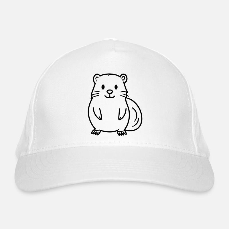 Murmeltier Bio-Baseballkappe