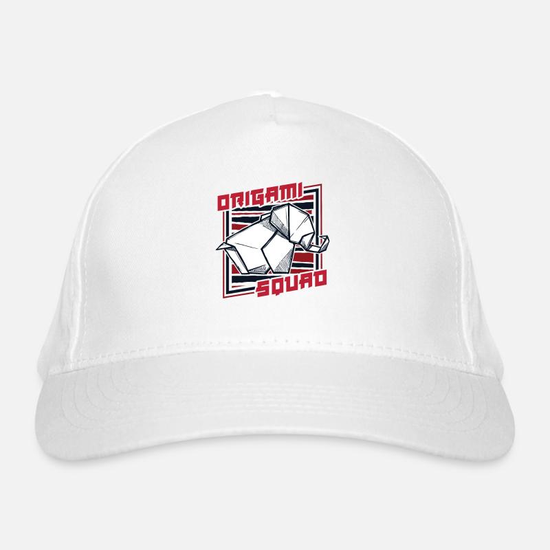 Origami Squad Folding Eule Papier Kranich Meister Bio-Baseballkappe
