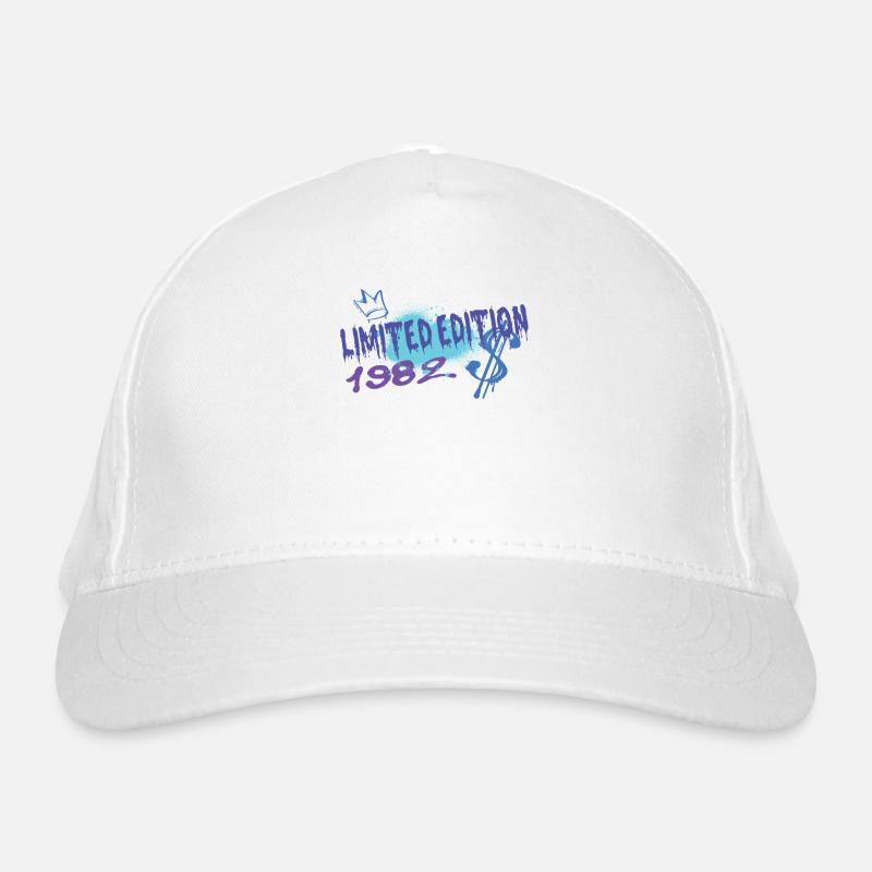 Edition Limitée 1982 Anniversaire Né 1982 Casquette classique bio