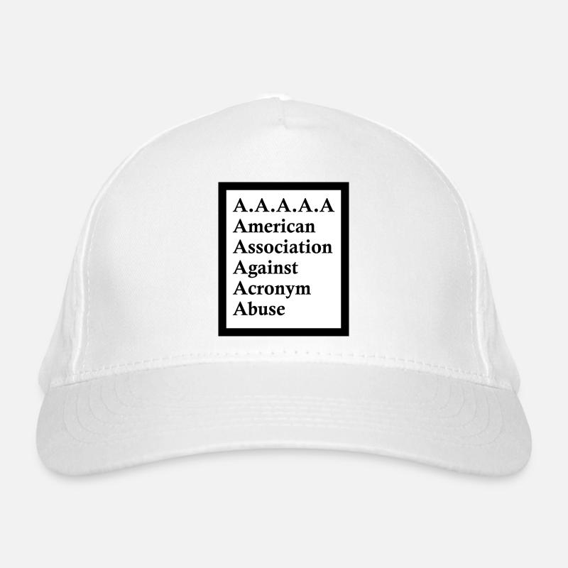 T shirt A A A A A - Casquette classique bio - blanc