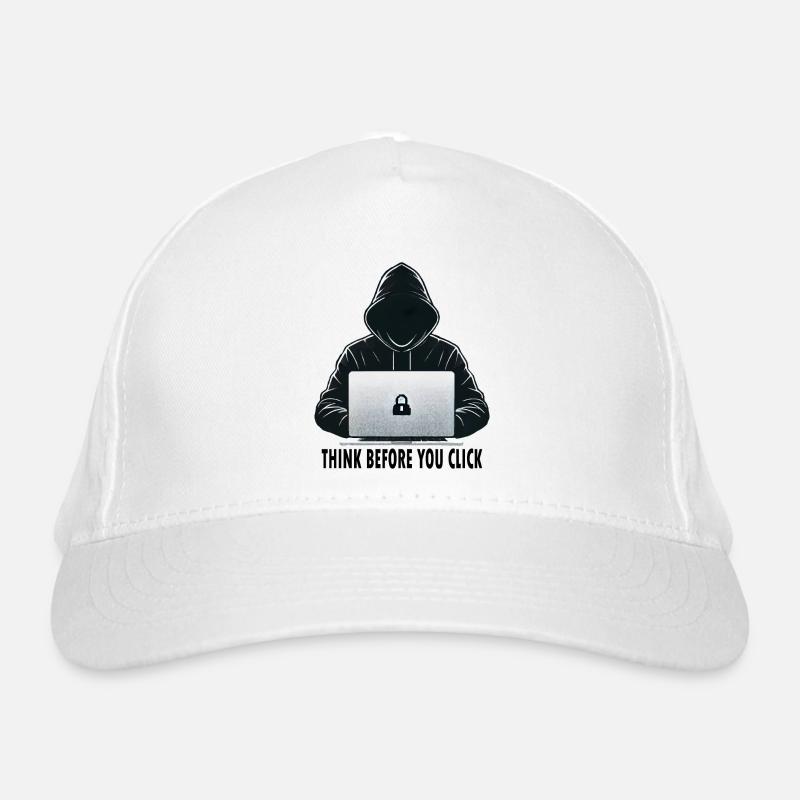 Think Before You Click - Cybersecurity Awareness Organic Baseball Cap