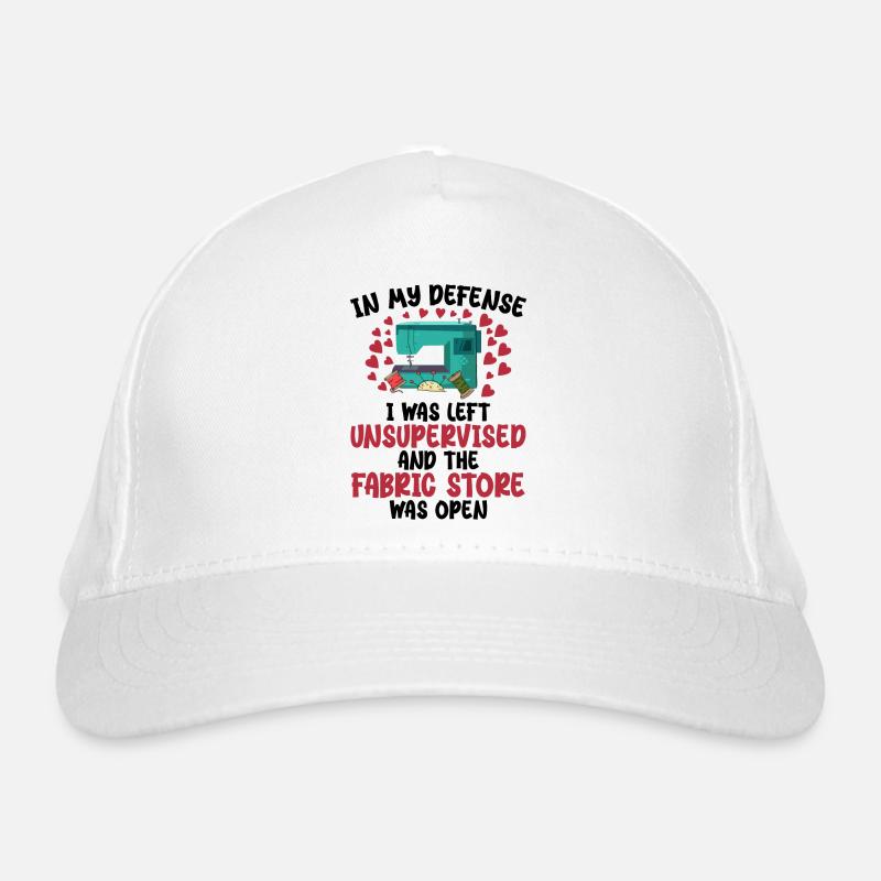 In my defense i was left unsupervised Casquette classique bio