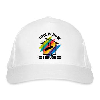 Cadeaux amusants pour les peintres en bâtiment Idées de peintres professionnels - Casquette classique bio - blanc - Devant