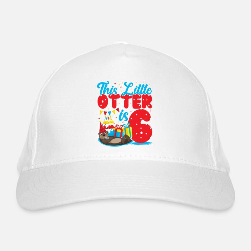 Otter Birthday This Little Otter Organic Baseball Cap