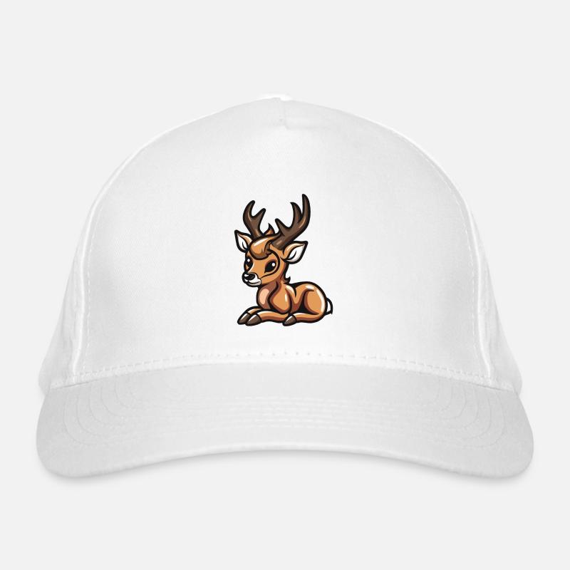 Bande dessinée de cerf Casquette classique bio