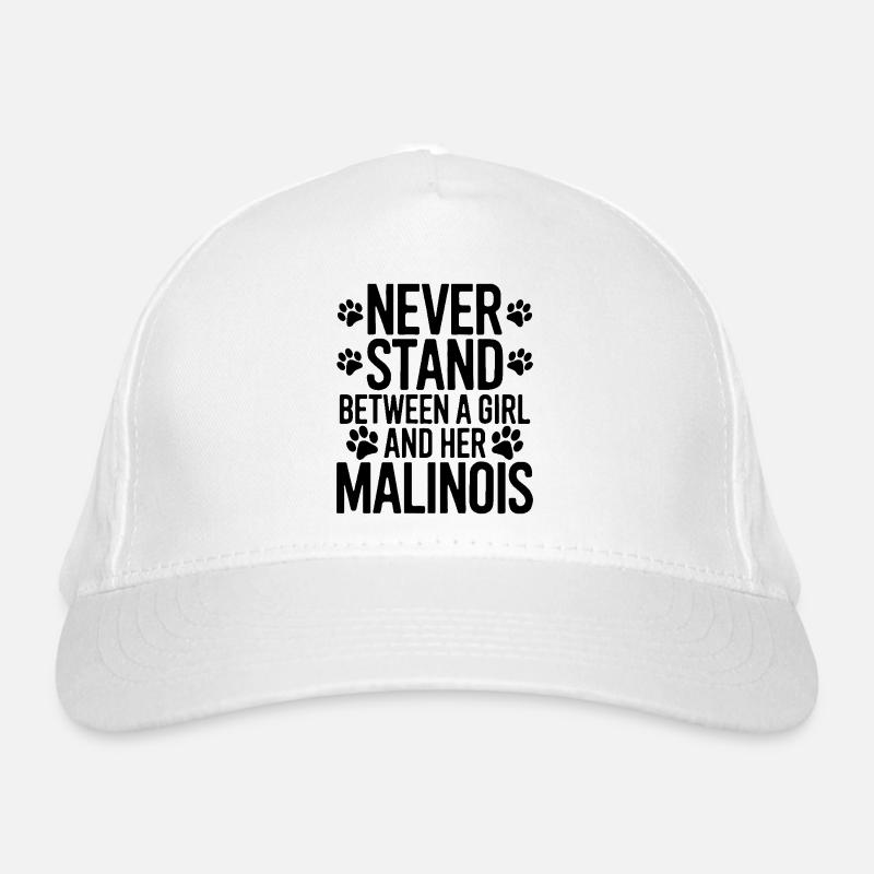 Belgian Shepherd Saying Malinois Gift Organic Baseball Cap