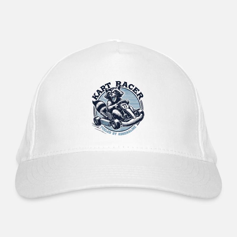 Go-kart racer with thrills Organic Baseball Cap