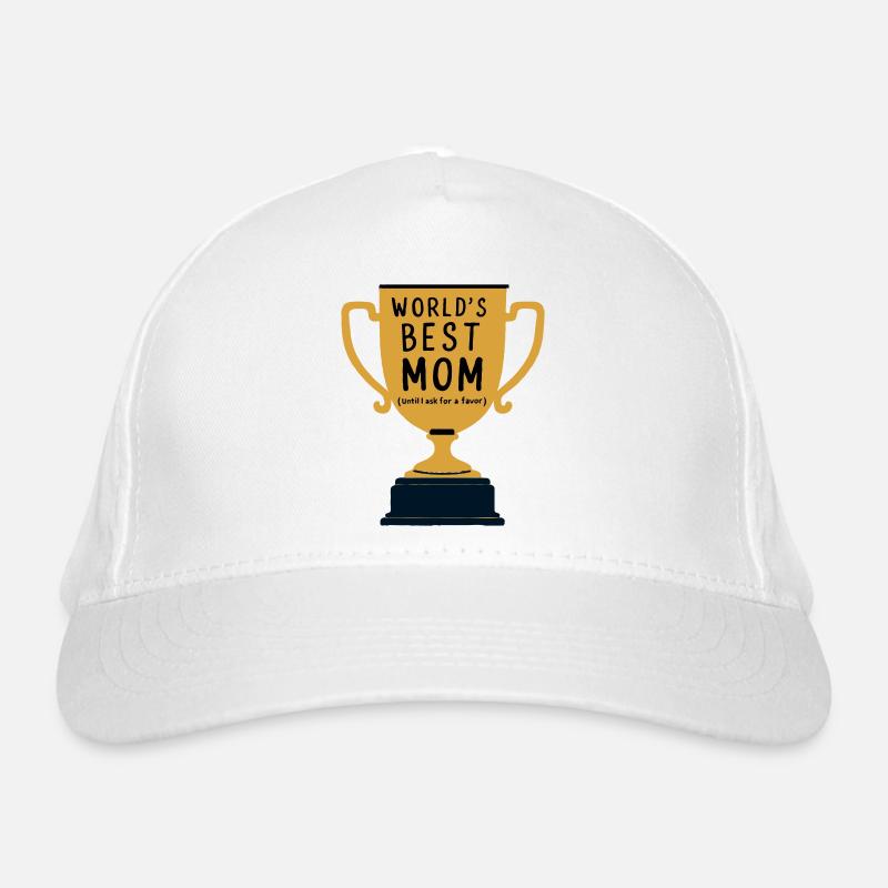 World's Best Mom Trophy Bio-Baseballkappe