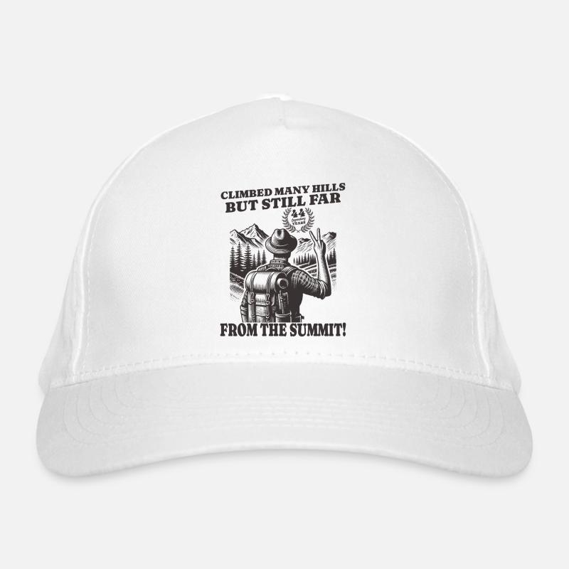 Funny Wanderer Birthday 44 Years Organic Baseball Cap