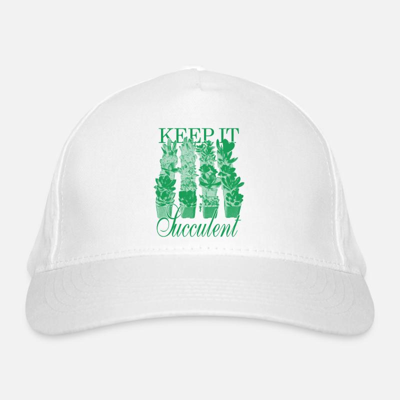 Keep It Succulent - Succulentes vertes Casquette classique bio