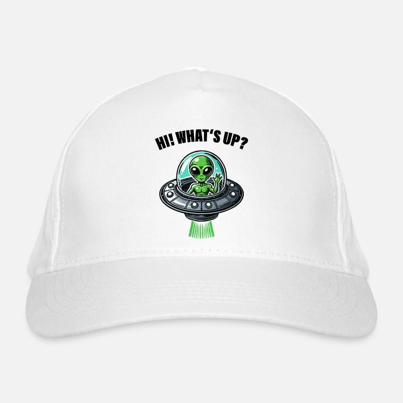 UFO Alien Hi Organic Baseball Cap
