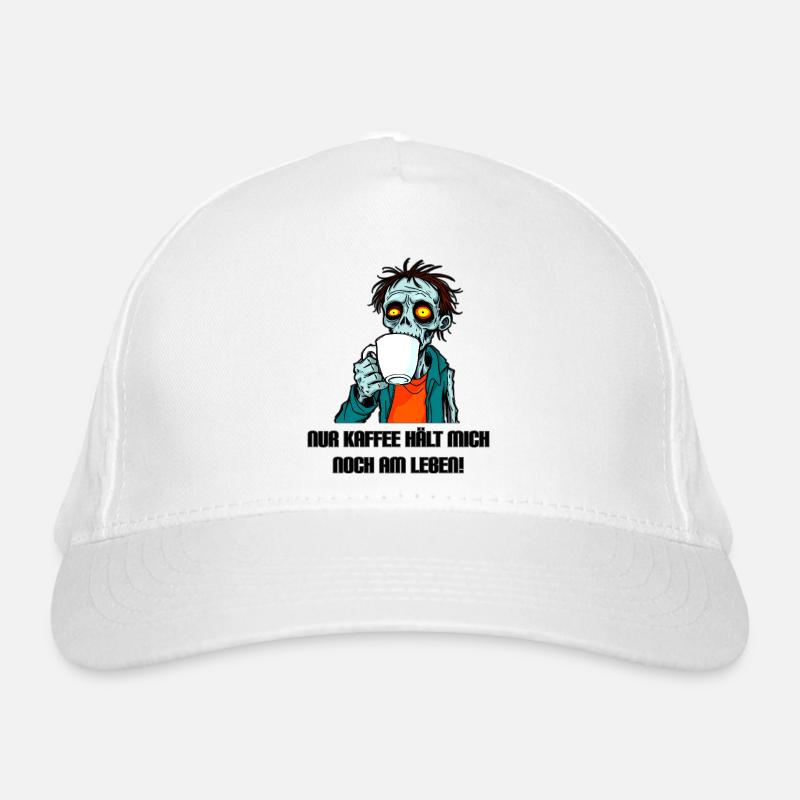 Kaffee-Zombie Bio-Baseballkappe