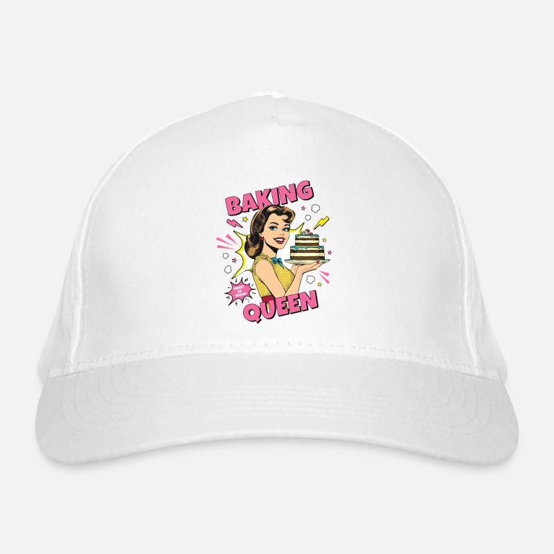 Cuisson Gâteau Cuisson Reine Cuisson Fée Boulanger Pop Art Casquette classique bio