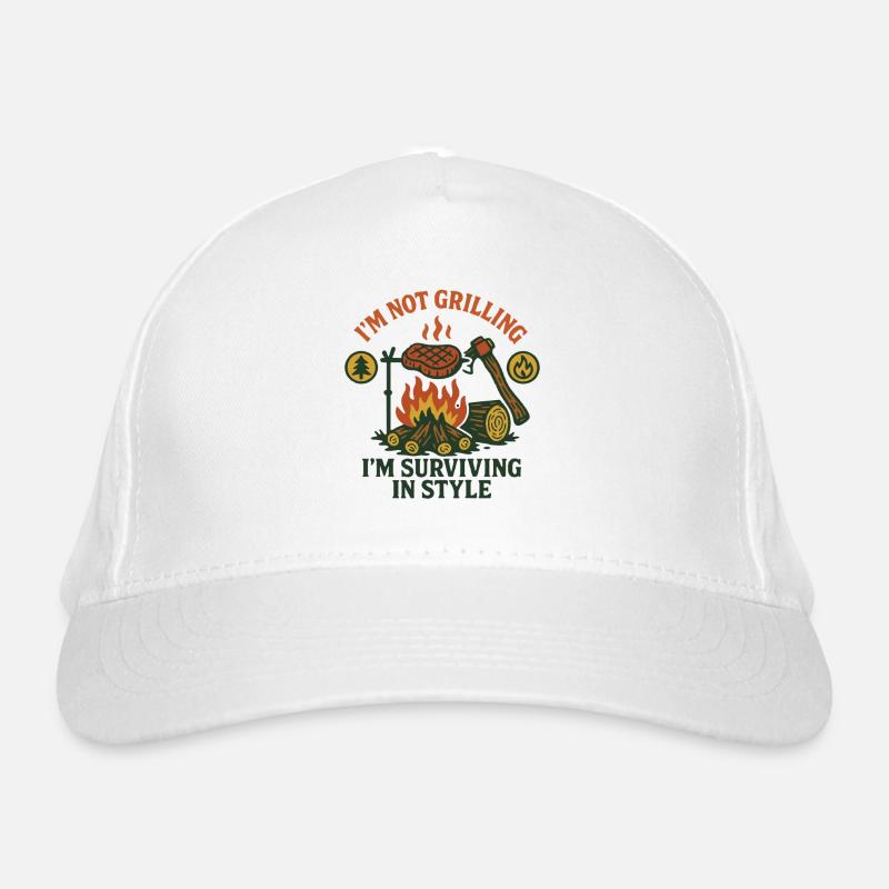 Prepper Survival Bushcrafting Je ne suis pas Casquette classique bio