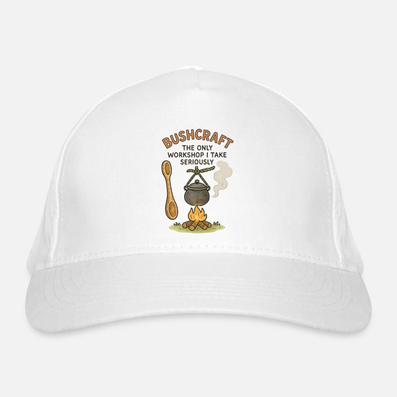 Bushcraft Prepper Survival Bushcrafting Workshop Organic Baseball Cap