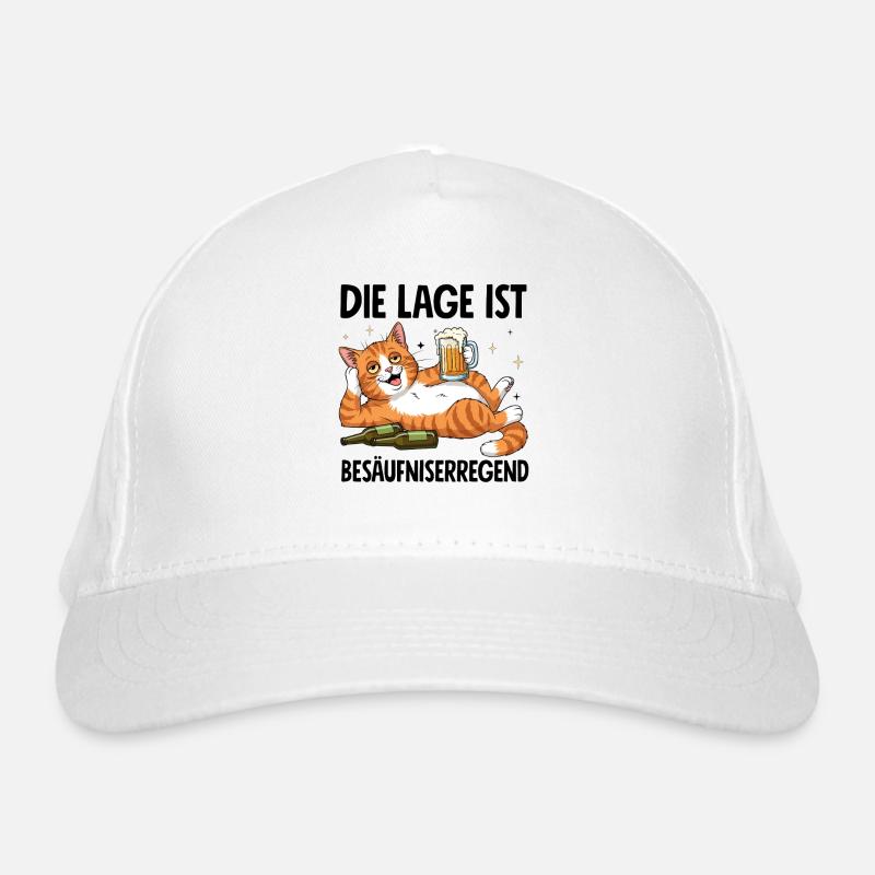Die Lage Ist Besäufniserregend Bio-Baseballkappe