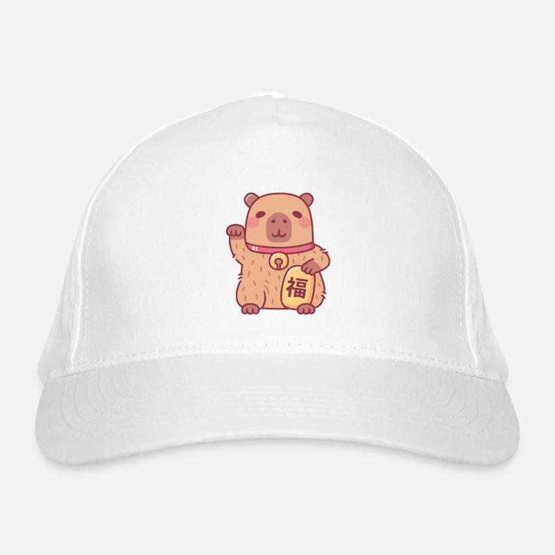 Mignon Bonne Chance Agitant Capybara Casquette classique bio