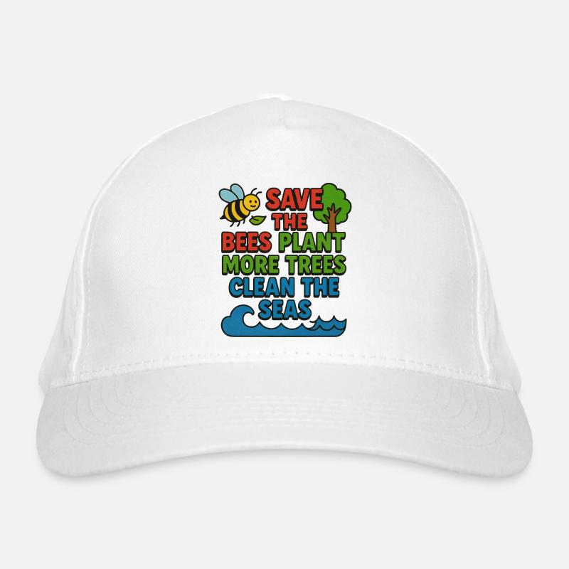 Environmental Conservation Illustration Organic Baseball Cap