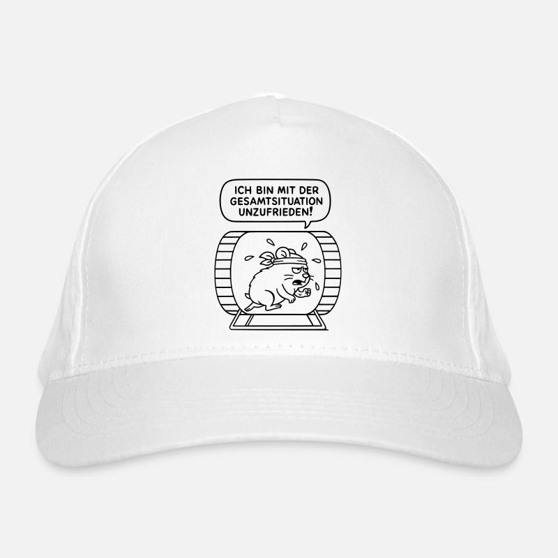 Insatisfait de la situation générale ! COULEUR SOUHAITÉE ! Casquette classique bio