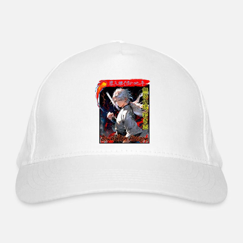 Unsterblicher Horizont Anime Design - Bio-Baseballkappe - Weiß