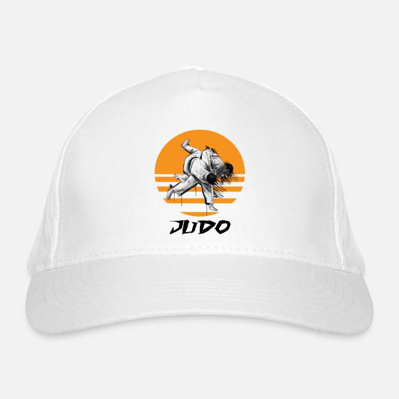 Judo-Kampfkunst Motiv mit Dynamik Bio-Baseballkappe