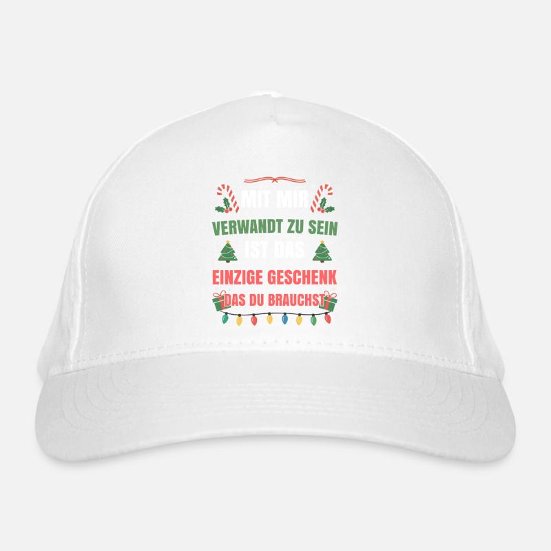 Mit mir verwandt zu sein einziges Geschenk Bio-Baseballkappe