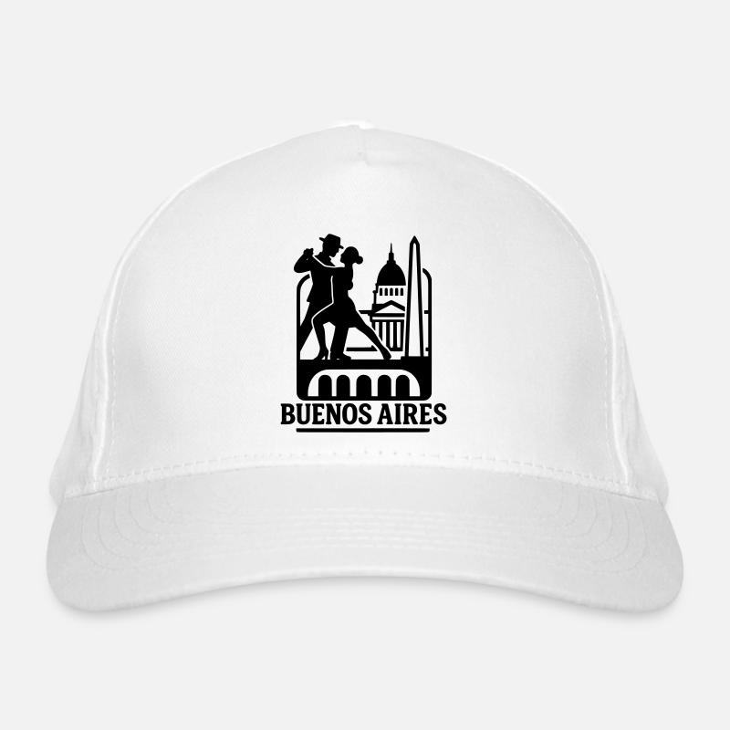 buenos aires silhouette Bio-Baseballkappe