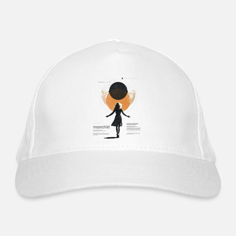 L’Enfant au clair de lune dans le cercle des rêves Casquette classique bio