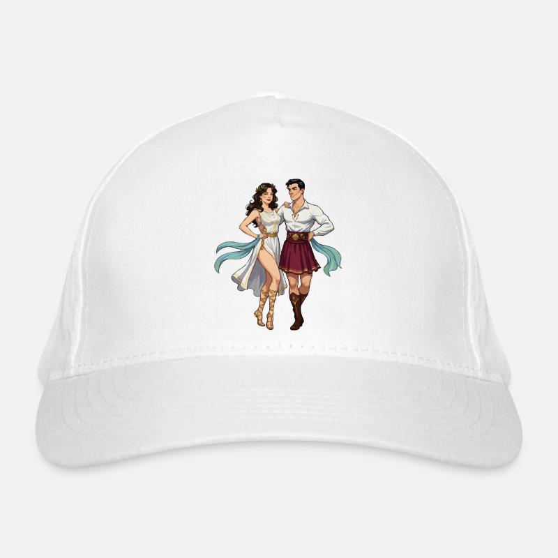 Couple de danseurs grecs Hasapiko Casquette classique bio