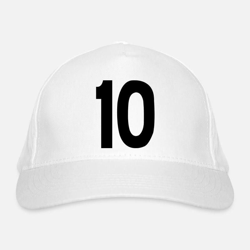 10 Zehn Bio-Baseballkappe