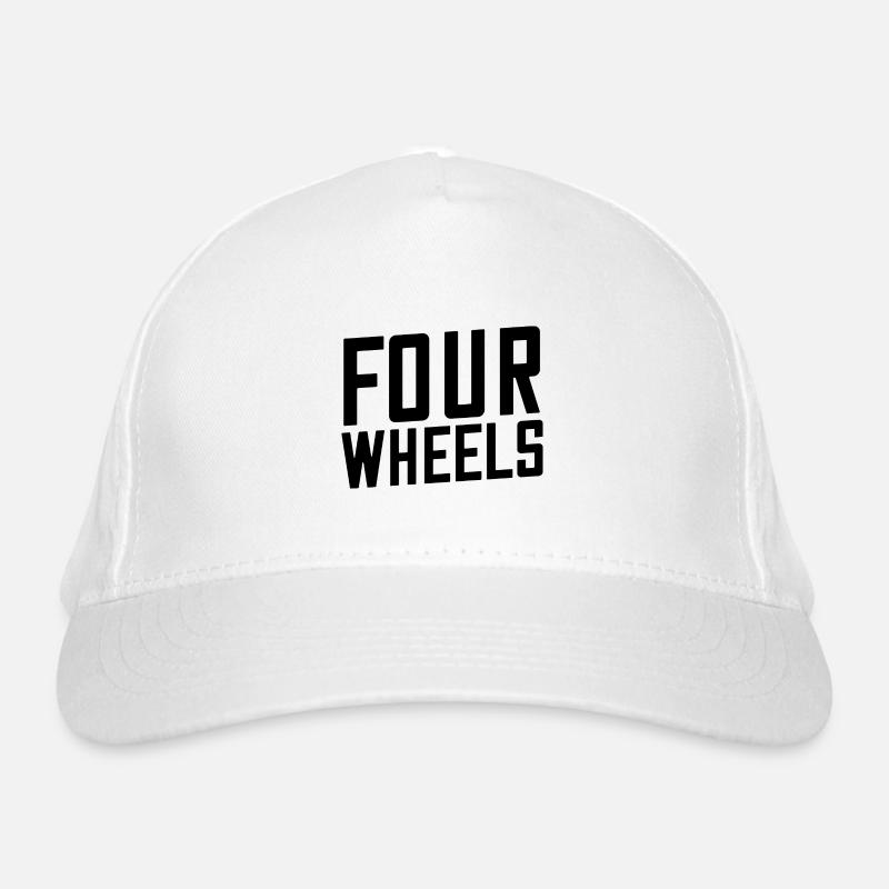Four wheels Organic Baseball Cap