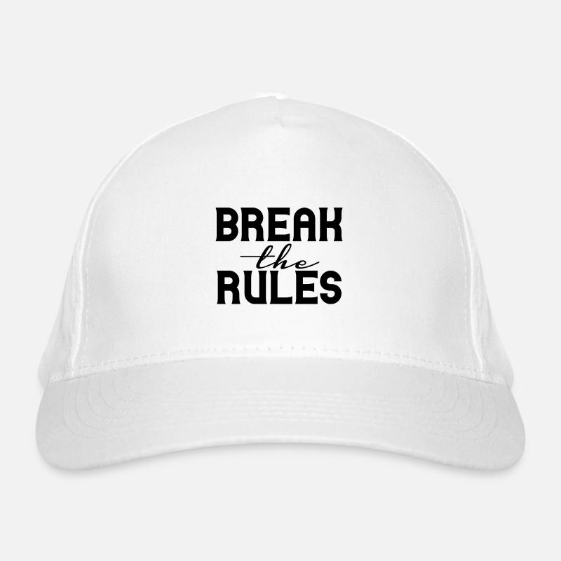 Break the Rules Bio-Baseballkappe