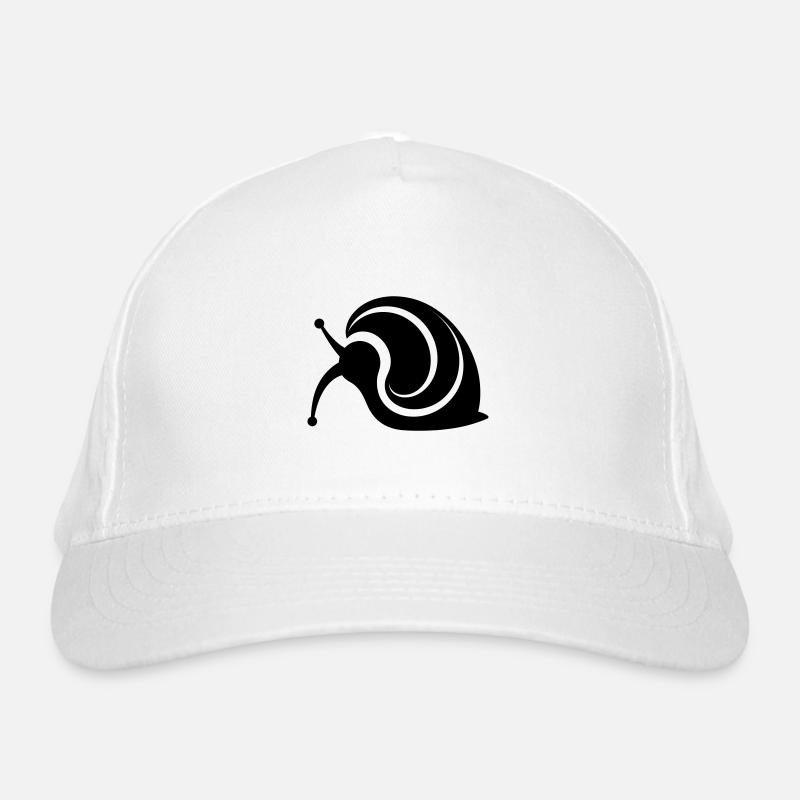 snail Organic Baseball Cap