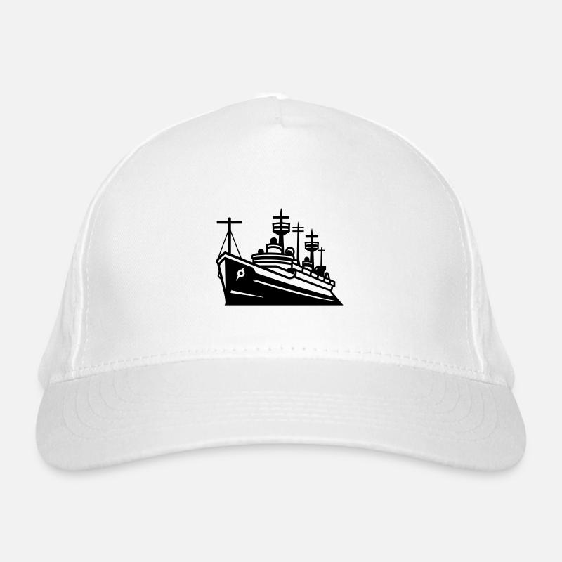 combat boat Organic Baseball Cap