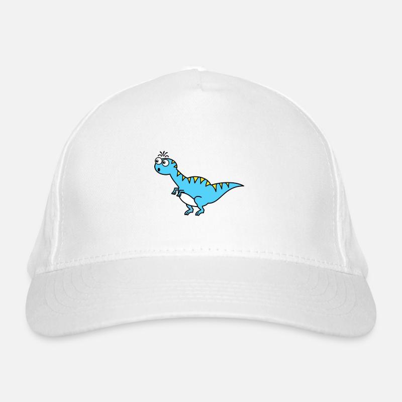 Dinosaur Blue Organic Baseball Cap