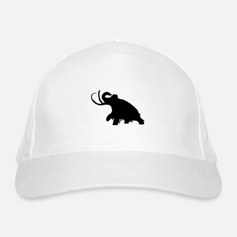 Mammut silhouette Bio-Baseballkappe
