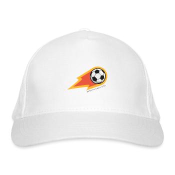 Rising Football Star - Künftiger Fußballstar - Bio-Baseballkappe - Weiß - Vorne
