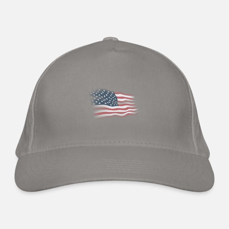 USA Flagge Bio-Baseballkappe