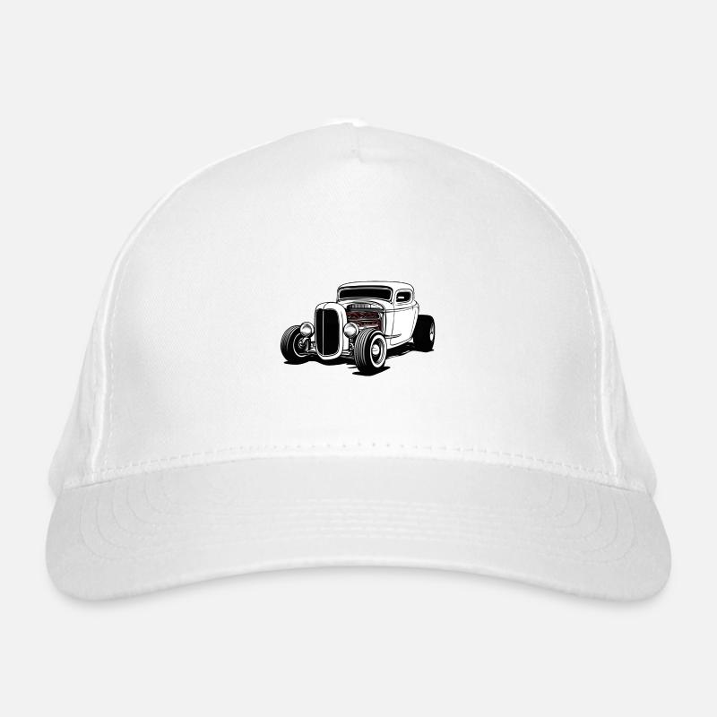 Hot Rod / Car / Vehicle / Automobile / Motor Organic Baseball Cap