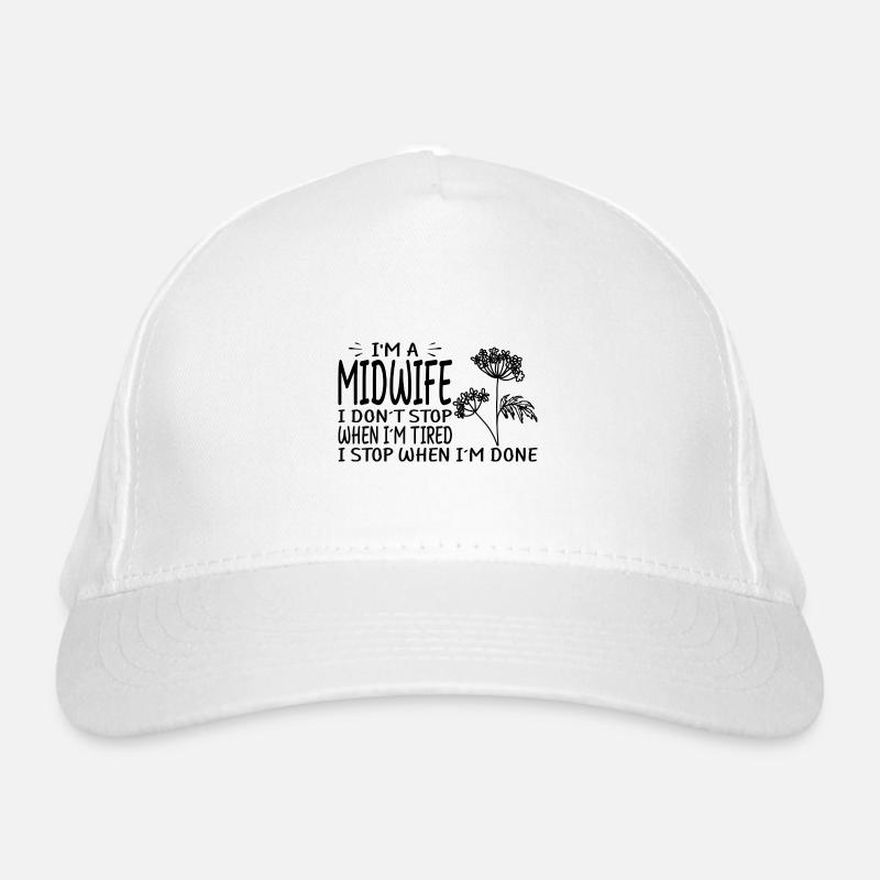 Hebamme Bio-Baseballkappe