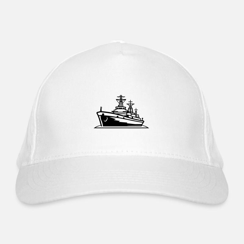 combat boat Organic Baseball Cap