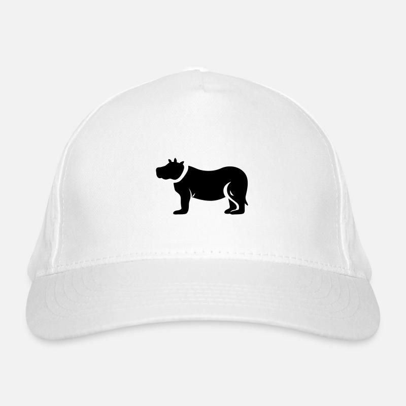 hippopotamus Organic Baseball Cap