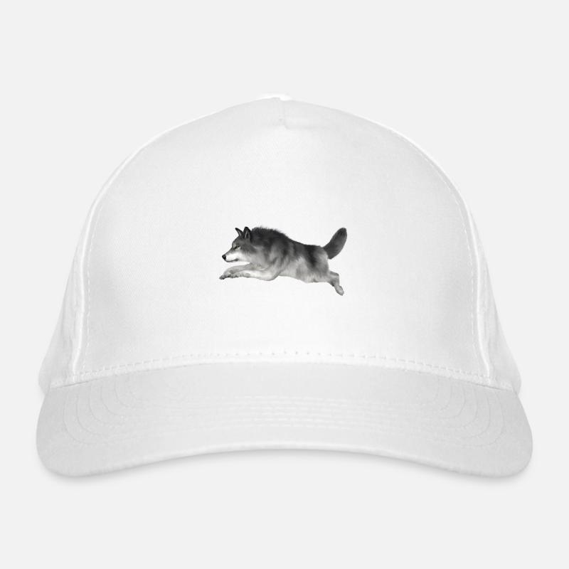 Le loup gris court Casquette classique bio