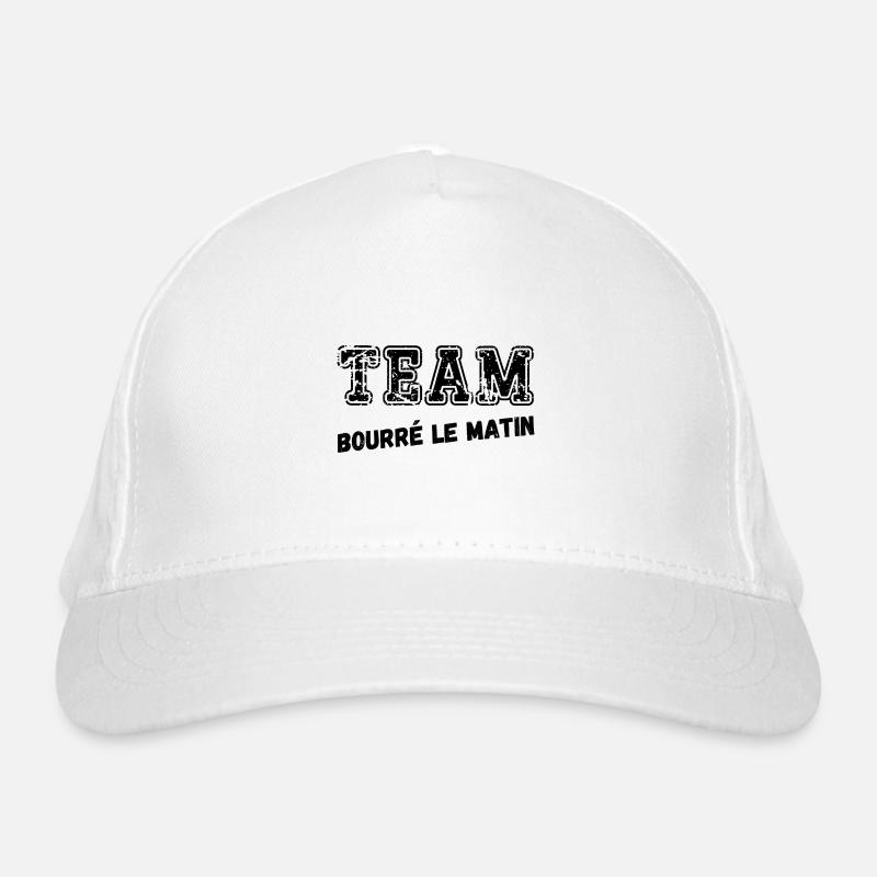 team bourré le matin Casquette classique bio