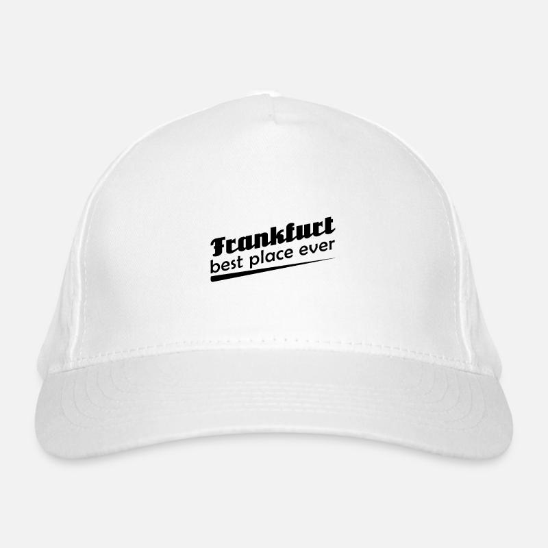 Frankfurt - Stadt best place ever Bio-Baseballkappe
