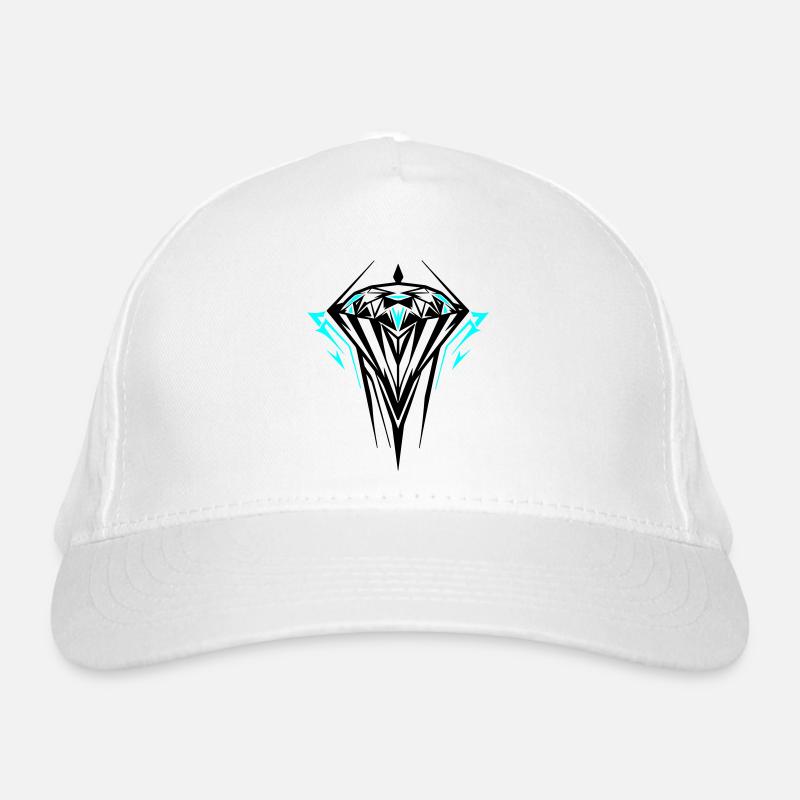 Diamond Jewel Gemstone Organic Baseball Cap