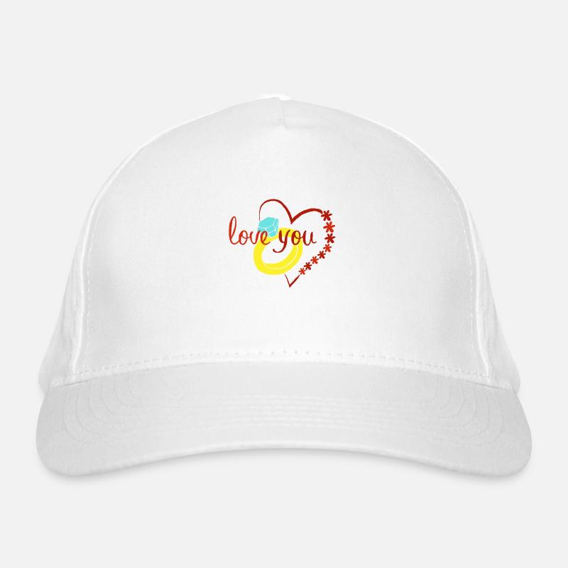 Marriage proposal Love relationship wedding engagement Organic Baseball Cap