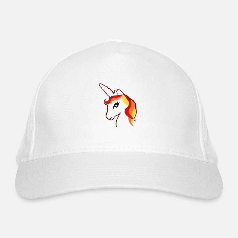 Einhorn Mädchen Geschenk Unicorn Einhörner Tier Organic Baseball Cap