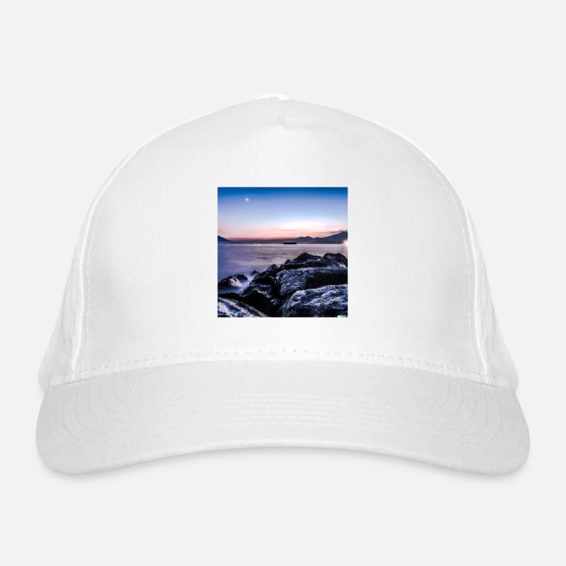 Neon sunset Bio-Baseballkappe
